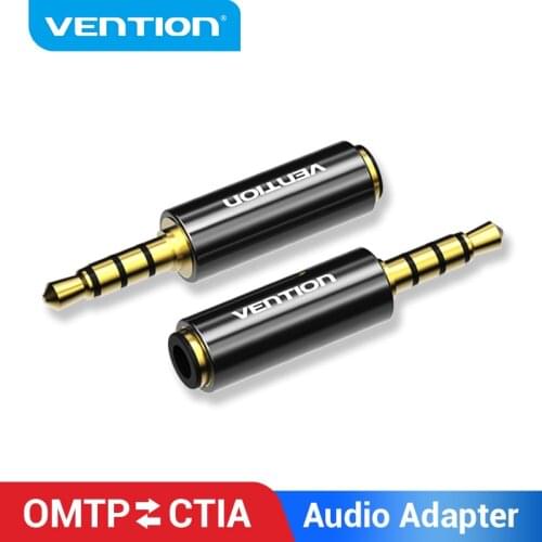 Vention Earphone Headphone Connector OMTP to CTIA Converter Aux Adapter jack 3.5mm Audio Adapter for samsung iPhone HTC Nokia