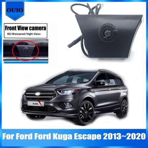 Car Front View camera For Ford Kuga Escape 2013 ~ 2020 2016 HD waterproof Parking LOGO Camera Night Vision Front Camera for C520