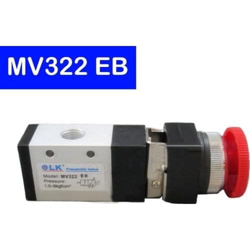Free shipping MV322EB mechanical valve self-locking button type tank truck switch tank truck emergency cut-off valve