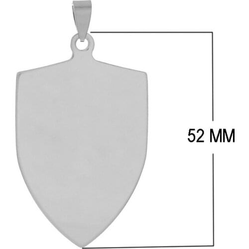 316L Stainless Steel Pet Tags 200 PCS/Lot Stainless Steel Shield Shaped Dog Name Tags 52*32MM Pet ID Tags Free Shipping