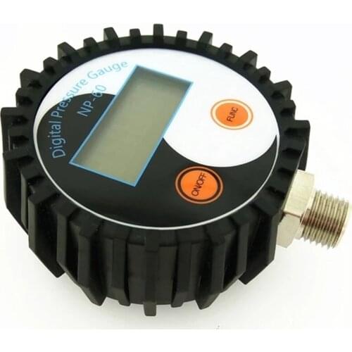 Digital Vacuum Pressure Gauge Pressure Gauge Hydraulic Air Compression Gauge Pressure Gauge Barometer Range 3-200 PSI (1.4MPA) D