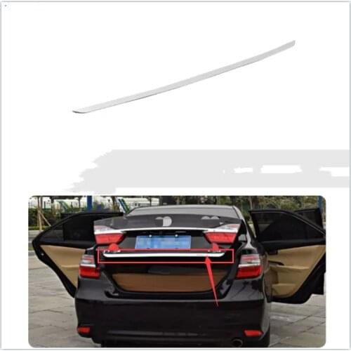 For Toyota Camry 2015 2016 2017 High quality Htainless steel Rear Door Bottom trunk Lid Taigate Tailgate cover trim