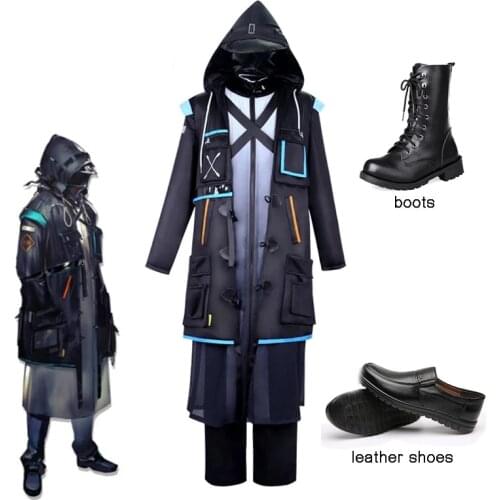 Game Arknights Doctor Cosplay Costume Fancy Suits Outfits for Adult Unisex Halloween Carnival Uniform Coat Trench Shirt Pants