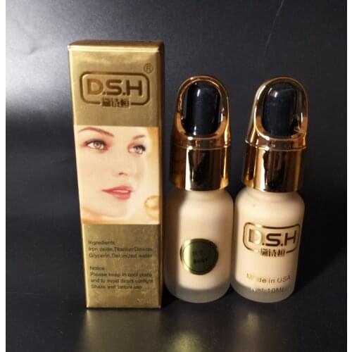 1Pcs DSH Import Tattoo Ink Beige Brown Coffee Color Semi Permanent Makeup Eyebrow Micro Pigment Lips Microblading Body Art 10ml