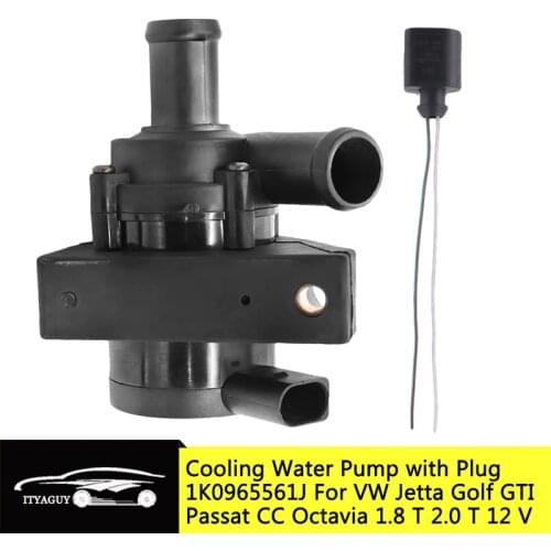 Car Engine Cooling Water Pump Connector Plug Cable 1K0965561J 1K0965561G For VW Jetta Golf GTI Passat CC Octavia 1.8T 2.0T 12V