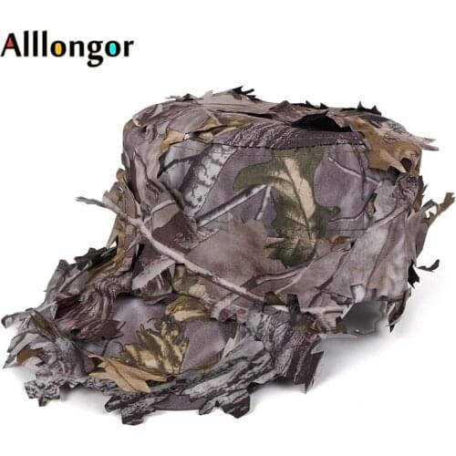 Summer 2020 Outdoor Woodland Jungle camouflage Military Hats Men Women 3D leaf Army Cap Camo Vintage gorra Tactical flat top hat