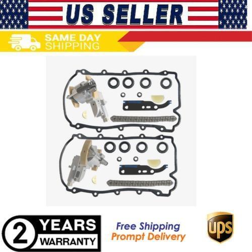 AP01 Pair Timing Chain Tensioner Kit For Audi A6 A8 RS6 S6 S8 VW Phaeton Touareg V8 4.2L 077109087P 077109088P 077 109 087 P