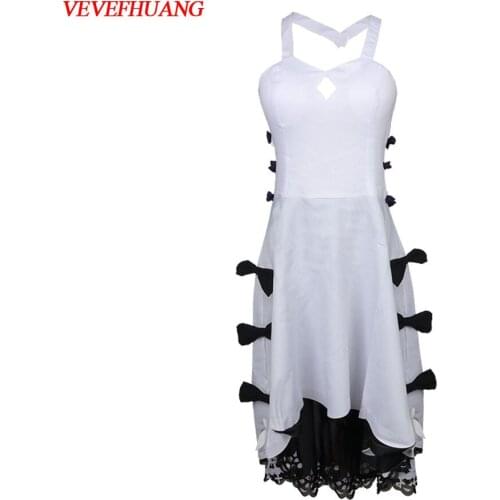 VEVEFHUANG Game Azur Lane Unicorn Cosplay Costume Girls Summer Dress Halloween Carnival Uniforms Cute Outfits Cu For Women Girls