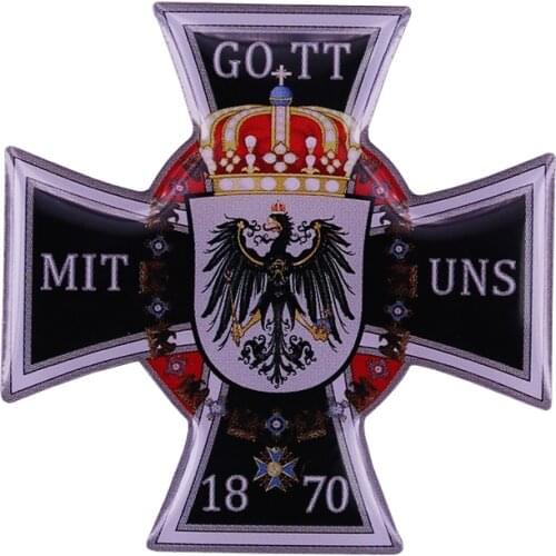 GOTT MIT UNS Germany Prussia Medal Order Cross badge 1870 German Eagle Reich Badge