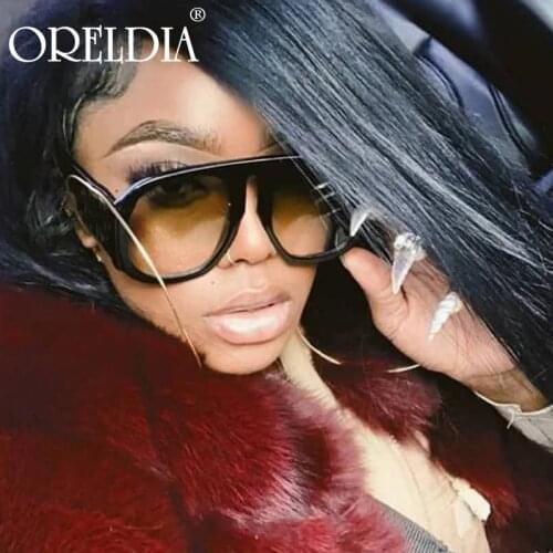 Fashion Mens And Womens Sunglasses Retro Oversized Wide-Leg Glasses Luxury Brand Black Gradient Sunglasses Women Glasses UV400