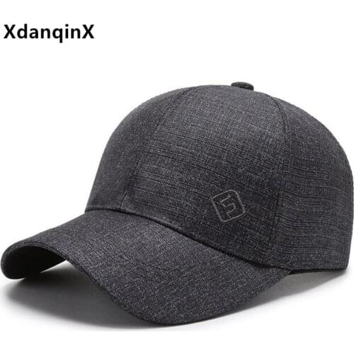 Mens Cap Simple Casual Baseball Caps Adjustable Size Sports Cap Snapback Cap New Style Male Bone Dads Hat Tongue Fishing Cap