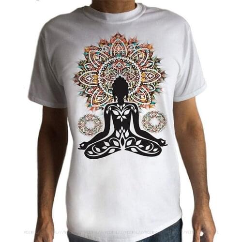 Mens Aztec Yogatraining Top Buddha Chakra Meditation Zen Hobo Boho C1 20 2020 New Arrival Full-figured T-shirt