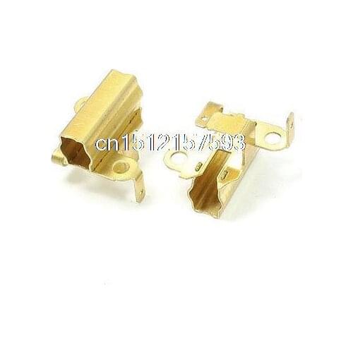 Pair Electric Hammer Carbon Brush Holders Covers 20mmx23mmx17mm for Bosch 24