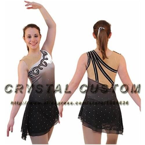 Custom Figure Skating Dress For Competition Fashion New Brand Ice Figure Skating Dress For Children DR3555