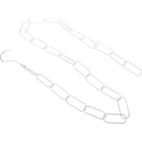 51 in Market Shop Hanging Hanger Display Connector Strip Clothes Rack Hook Ring Stable Chain Home Closet Organizer Space Saving