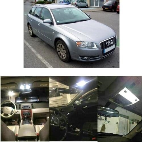 26x LED interior lighting complete set For Audi A4 B7/8E Avant reading light rear lights error free