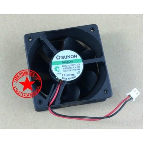 SUNON KDE1206PTV3 Server Cooling Fan DC 12V 0.7W 60x60x25mm 2-Wire
