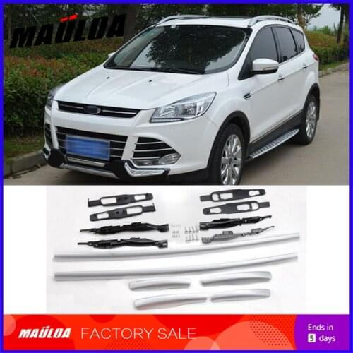 High quality Aluminium alloy screw install car side rail bar roof rack for Kuga escape 2013 2014 2015 2016 2017 2018