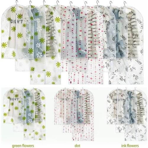 1PC Waterproof Clothing Dust Cover Space-saving Dustproof Storage Bags Garment Organizer Fungi-proofing Suit Dust Covers