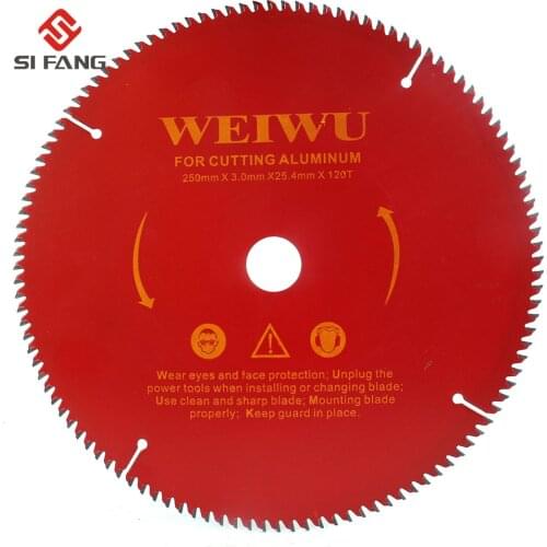 10inch 250mm Carbide Circular Saw Blade For Wood aluminium Alloy Cutting 40T 60T 80T 100T 120T Cutter Tool Aluminium alloy saw blade