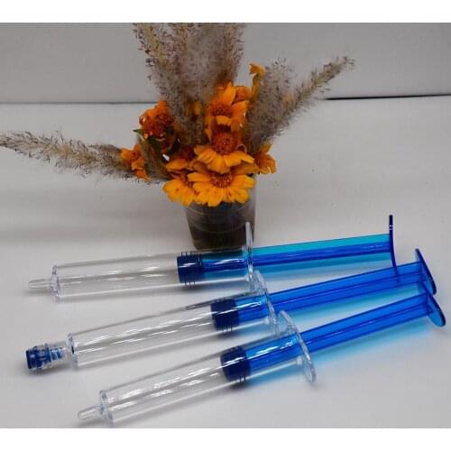 10pcs free shipping 10ML cosmetic syringe,essence tube,eye-cream container,Empty make up syringe,Hyaluronic acid packing