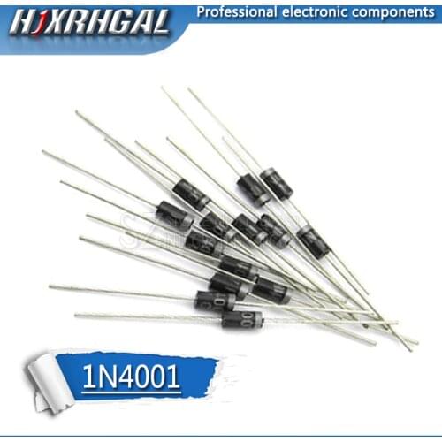100PCS Rectifier Diode IN4001 1A 50V DO-41 1N4001 hjxrhgal