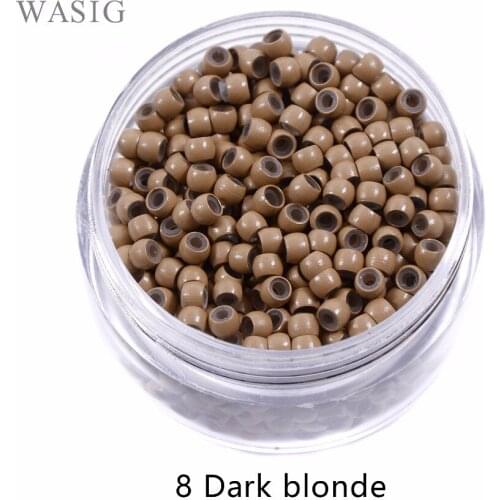 1000Pcs 3.0mm Silicone Nano Rings For Nano Rings Tip Remy Human Hair Extensions In Seven Different Colors