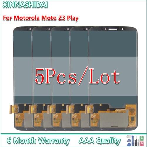 5Pcs/lot LCD Display For Motorola Moto Z3 Play XT1929 XT-1929 LCD Display Touch Screen Digitizer Assembly Replacement