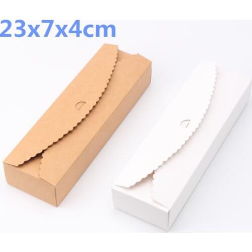 50pcs/lot Brown and white gift box, mug packing corrugated shipping boxes thick kraft boxes for gift packaging box