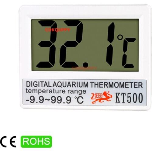 C / F Digital LCD Fish Tank Thermometer Reptolo Reptile Pet Aquarium -9.9~99.9℃ Temperature Tester Sensor Gauges Magnets