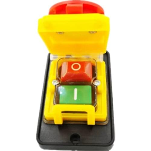 CK5-11 AC250V 6-Pin Start Stop No Volt Release Push Button Switch Common to woodshop and Metalwork Machines