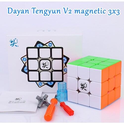 Dayan Tengyun V2M Magnetic 3x3x3 speed cube 3x3 magic cube tengyun V2 M Magnet puzzle cube 3x3x3 cubo magico