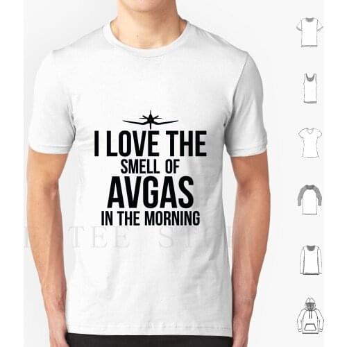 I Love The Smell Of Avgas In The Morning-Black T Shirt Cotton Men Diy Print I Love The Smell Of Avgas In The Morning Avgas