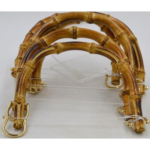 Fashion Bamboo Purse Handle China Nature Bamboo Bag Handle OEM DIY Purse Frame Nice Wholesale Bamboo Handle