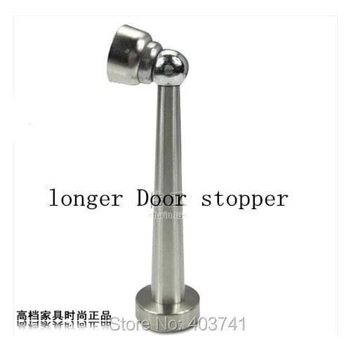 Stainless steel door suction extended l which absorb toilet door touch wall magnet door stop door stopper