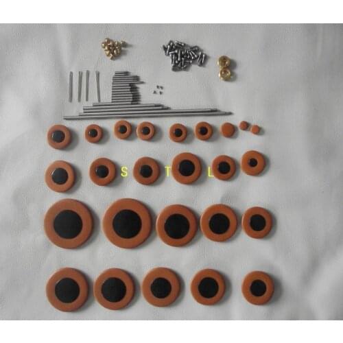 New Alto sax repair parts screws,parts+ Alto sax pads Complete Set of 25 pads