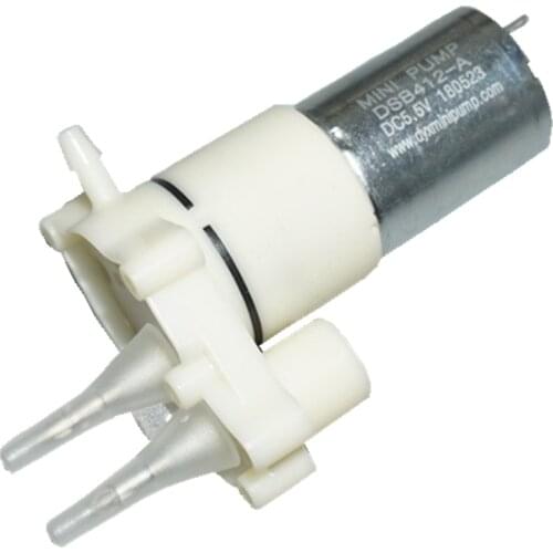 The new DC 3V5.5V6V miniature 370 diaphragm pump With stainless steel needle 370 Self-priming pump Water pump Suction pump