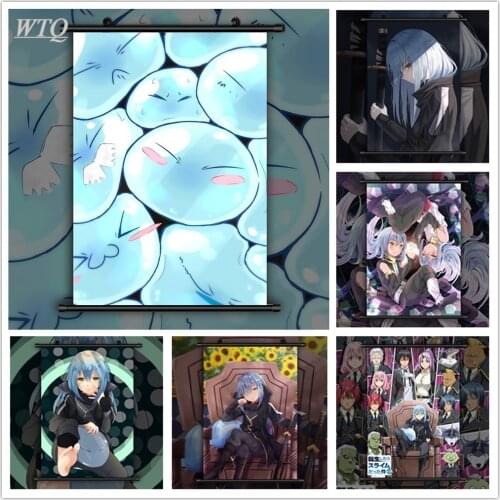 That Time I Got Reincarnated As A Slime Rimuru Tempest Retro Anime Posters Canvas Painting Wall Decor Wall Art Picture Home Deco