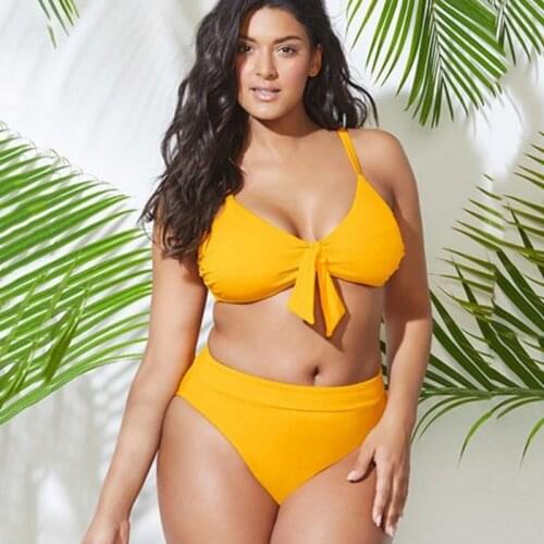 Two Piece Swimsuit Women Push Up Sexy Bikinis Swimwear 2021 Summer Bathing Suits Halter Top Plus Size Swim Wear XXXXL