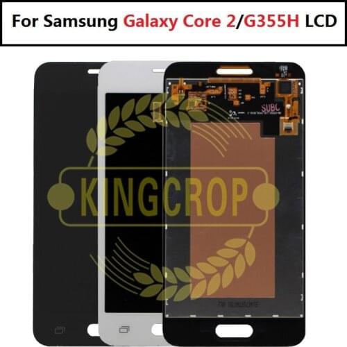 For Samsung Galaxy Core 2 G355 G355H G3558 G355M Duos LCD Display Panel Monitor Module + Touch Screen Digitizer Sensor Glass