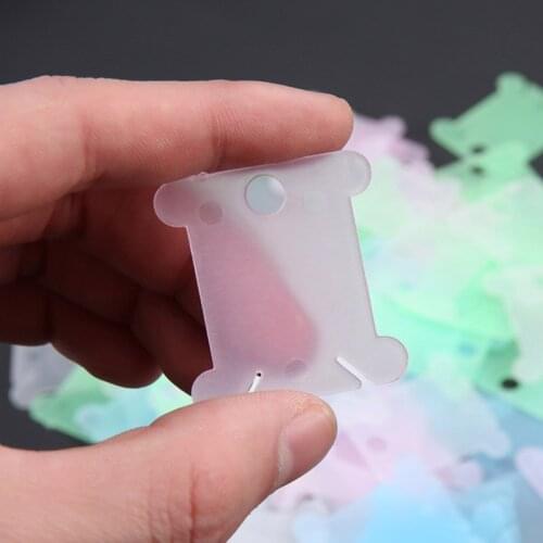 20Pcs/Pack Embroidery Floss Craft Thread Bobbin Cross Stitch Storage Holder Plastic Sewing Thread Organizer Board Card Craft