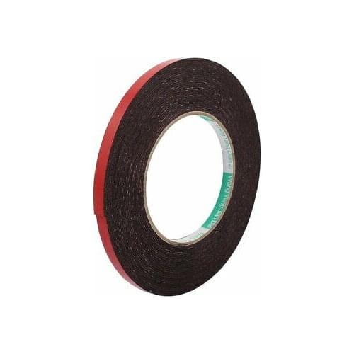 8mm x 1mm Double Sided Self Adhesive Shockproof Sponge Foam Tape 10M Length 2pcs