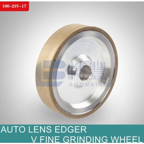 100 x 23V x 17 Diamond Fine grinding wheels for SUPORE,JINGGONG,JINGLIAN,JIANDA Auto eyeglass grinding machine,lens edger