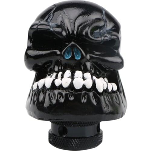 Auto Styling Interior Decoration Manual Gear Head Modified Skull Head Shift Knob K0AF