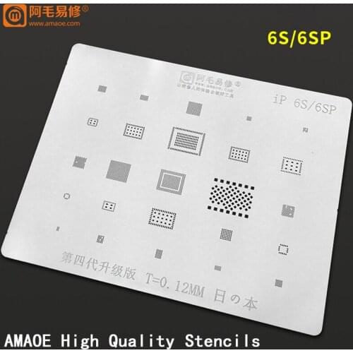 BGA Reballing Stencil Kit Set IC Chip For iphone 11 pro max xs x 8 7 BASEBAND CPU PM NAND AUDIO U2 PMIC POWER IC Solder Template