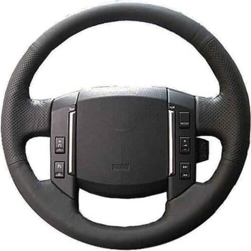 DIY Original Custom Car Steering Wheel Cover For Land Rover Freelander 2 2007-2012 Leather Braid For Steering Wheel Accessories
