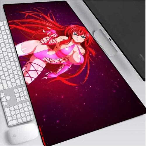 Anime High School DXD Mouse Pad Pink Girl Sexy Video Pad Gamer Computer Notebook Office Game Accessories Keyboard Mousepad 90x40