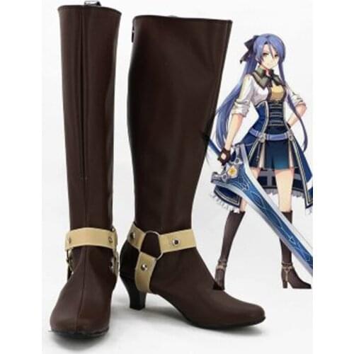 The Legend of Heroes Sen no Kiseki Laura S Arseid Halloween Cosplay Boots Shoes Anime Party Cosplay Boots Adult Women Shoes