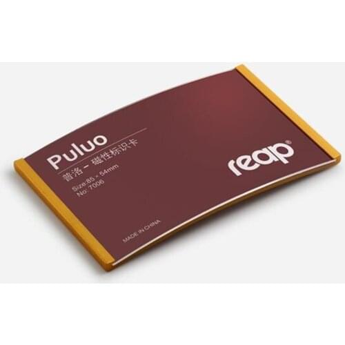 85*54mm Reap Magnetic Abs Plastic Store Exhibition Worker Employee Staff Id Name Image Card Holder Id Name Badge Magnet Holder