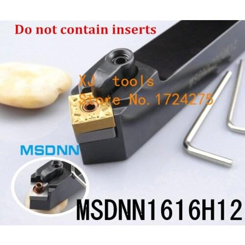 MSDNN1616H12 16*16*100mm Metal Lathe Cutting Tools,CNC Tool Cylindrical turning tool, External Turning Tool,Type MSDNN
